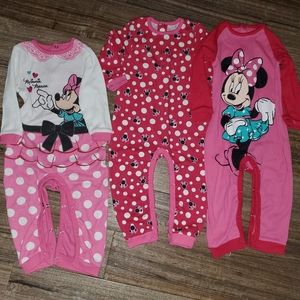 Disney Baby Girl Romper Pajamas 24m